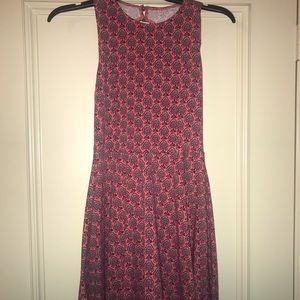 Pink Patterned Dress